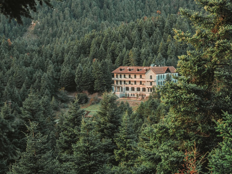 MANNA surrounded by the fir forest of Mount Mainalo