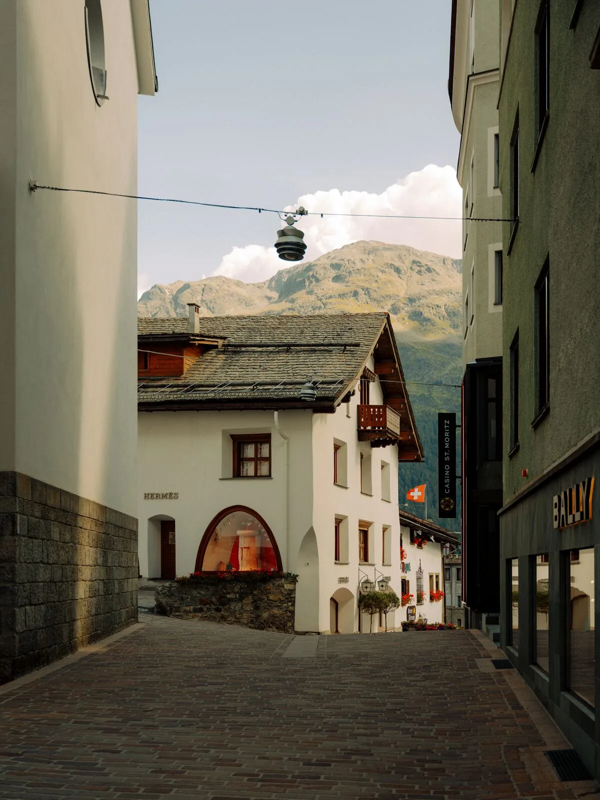 A second quiet street in St.&nbsp;Moritz